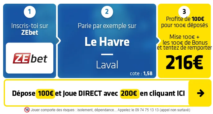 pronostic Le Havre Laval
