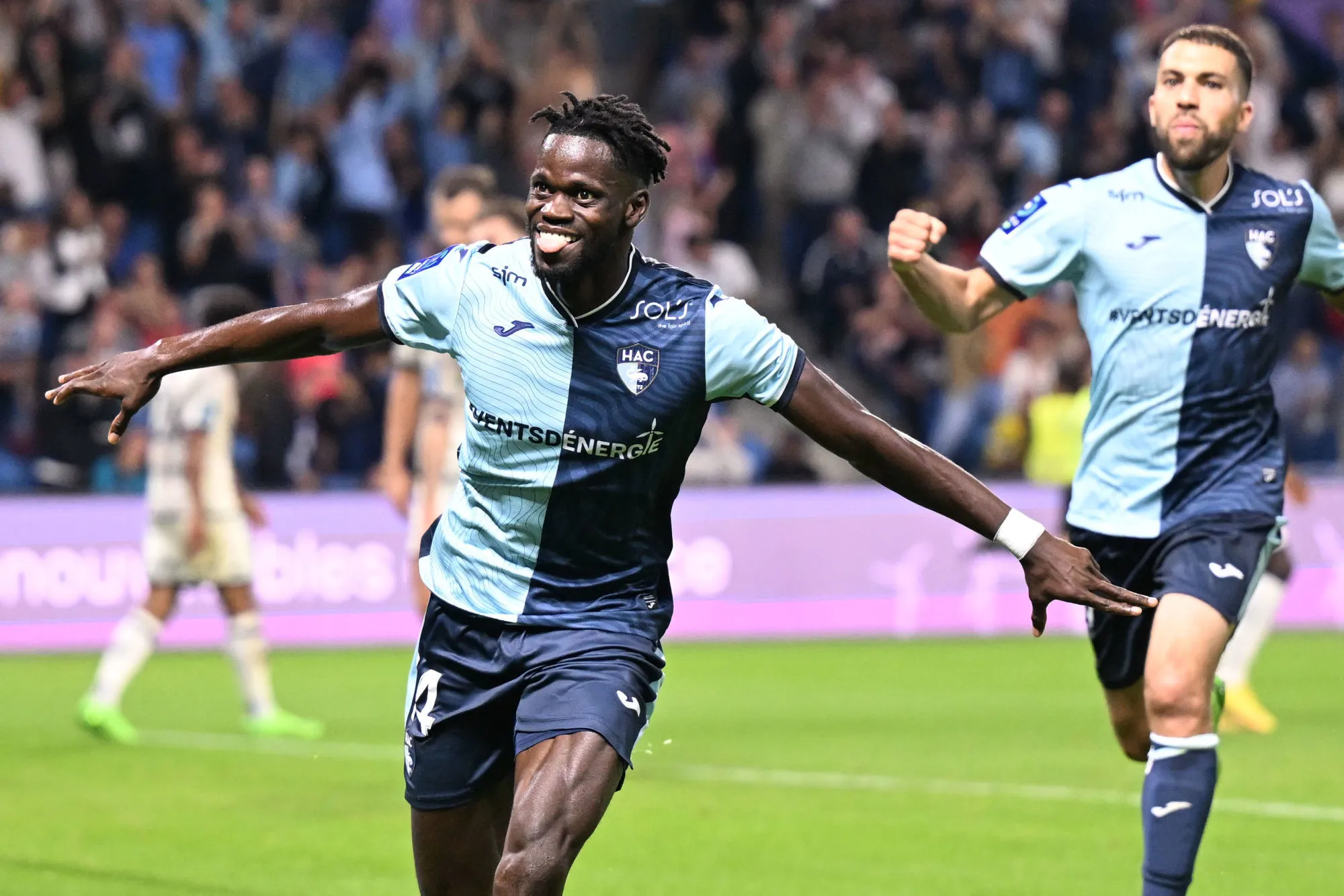 14 Jamal THIARE (hac) during the Ligue 2 BKT match between Le Havre and Caen at Stade Oceane on September 2, 2022 in Le Havre, France. (Photo by Anthony Bibard/FEP/Icon Sport) - Photo by Icon sport
