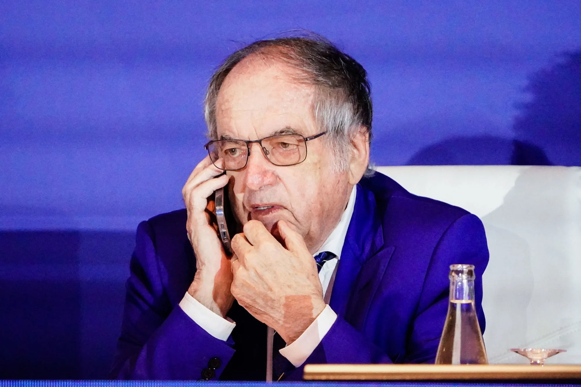 President of FFF Noel LE GRAET during the FFF General Assembly on January 7, 2023 in Paris, France. (Photo by Sandra Ruhaut/Icon Sport)