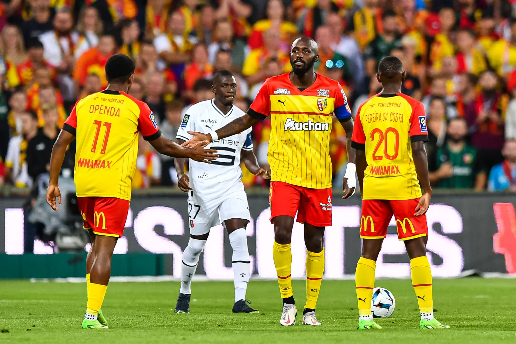 Seko FOFANA of Lens during the French Ligue 1 Uber Eats soccer match between Lens and Rennes at Stade Bollaert-Delelis on August 27, 2022 in Lens, France. (Photo by Baptiste Fernandez/Icon Sport)
