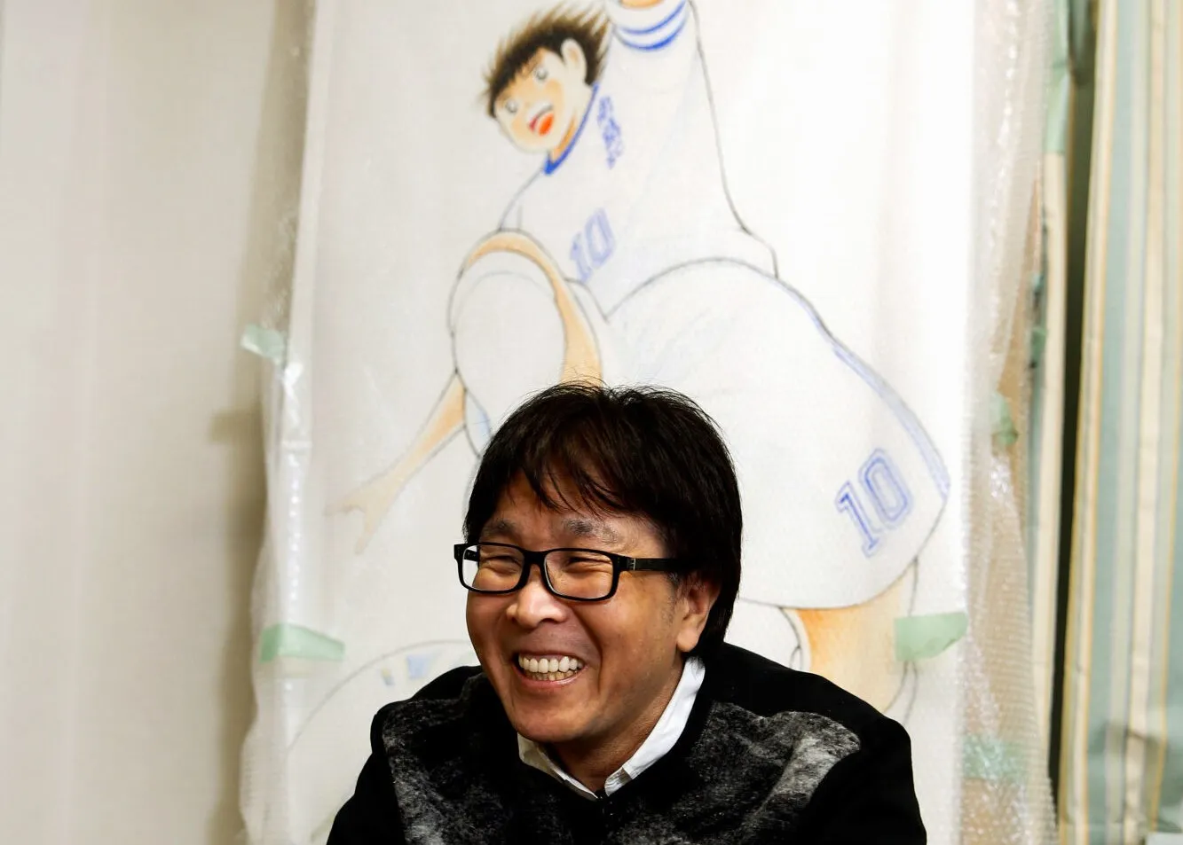 Yoichi Takahashi, The creator of Captain Tsubasa in Tokyo, Japan on 15th December 2016