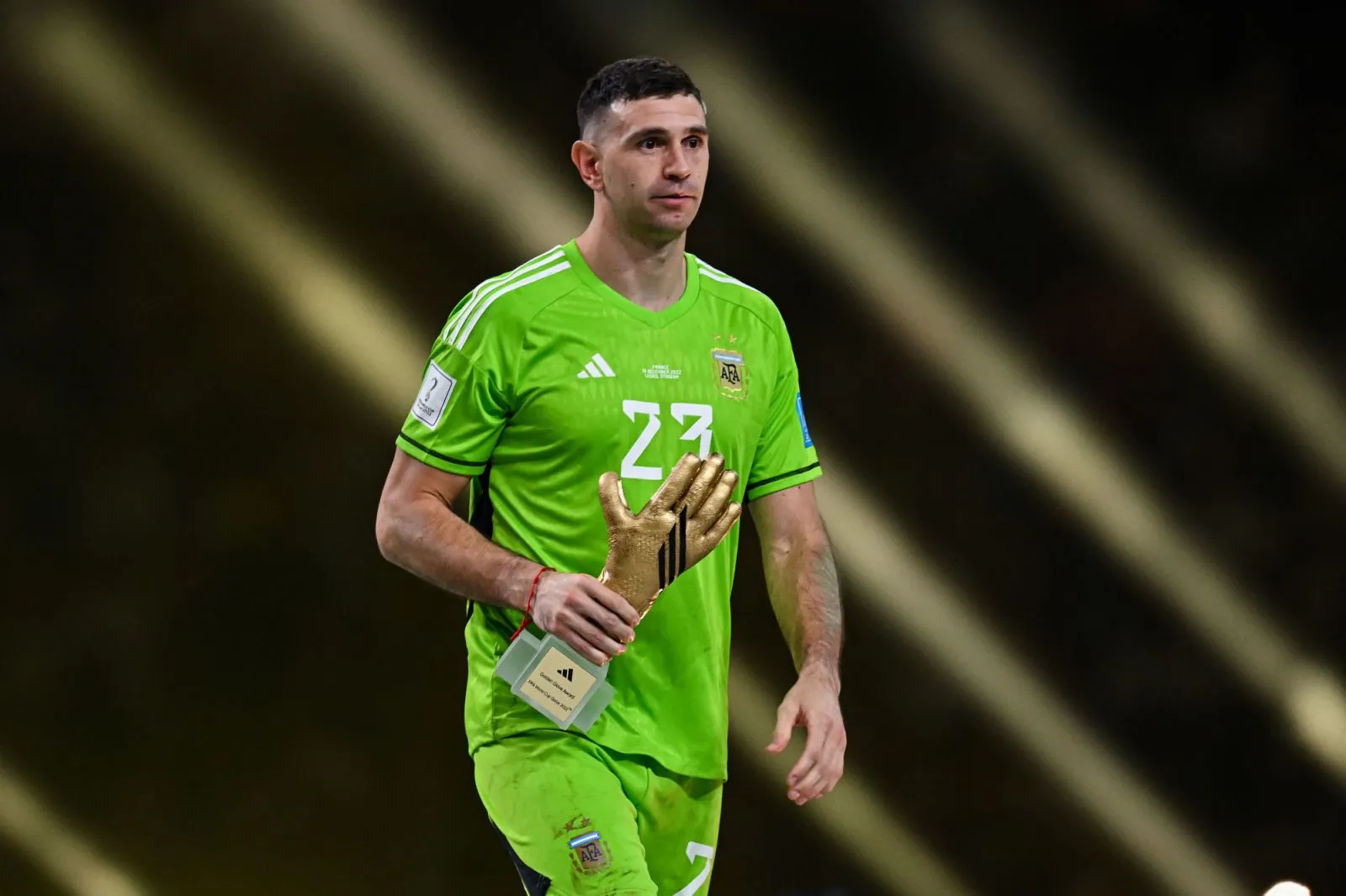 Dibu Martínez : «<span style="font-size:50%"> </span>Mbappé doit penser que c'est moi sa poupée !<span style="font-size:50%"> </span>»