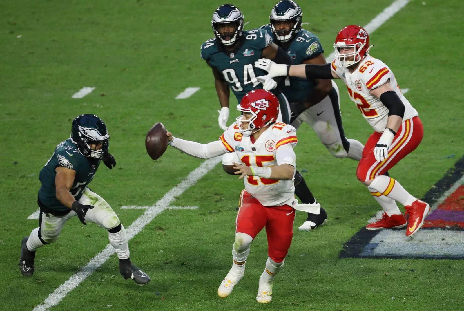 Patrick Mahomes Chiefs Eagles