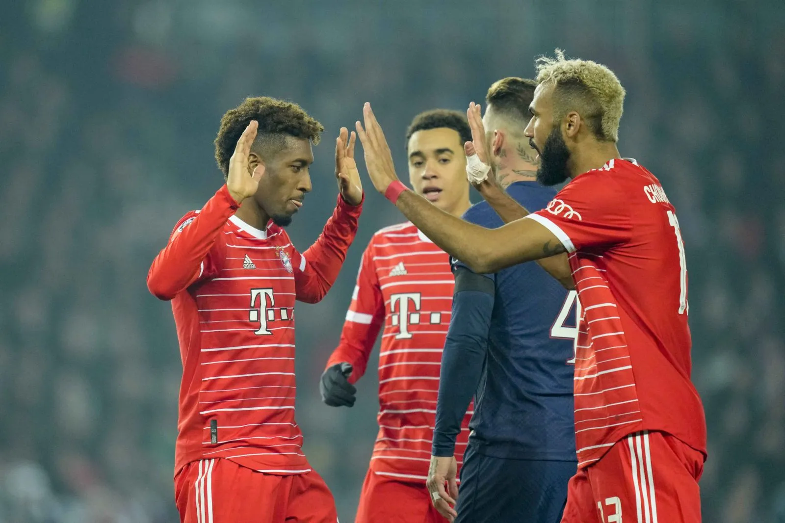 Kingsley Coman et Eric Maxim Choupo-Moting (Bayern Munich)