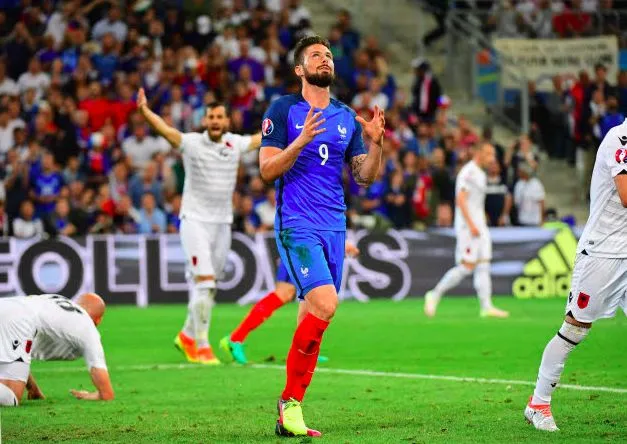 Giroud : «<span style="font-size:50%">&nbsp;</span>On a un gros mental<span style="font-size:50%">&nbsp;</span>»