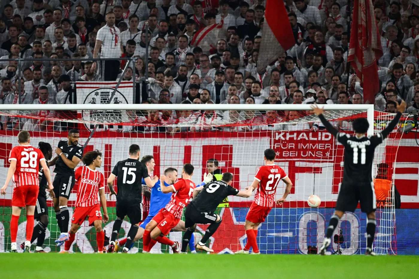 La Juve se défait de Fribourg et rejoint les quarts