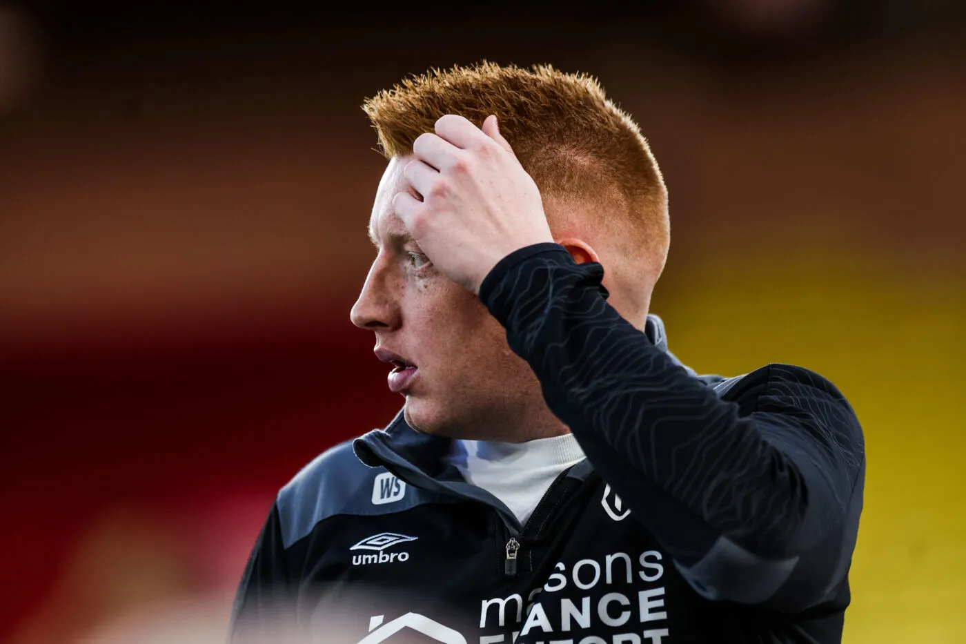 William STILL head coach of Reims during the Ligue 1 Uber Eats match between Monaco and Reims at Louis II Stadium on March 12, 2023 in Monaco, Monaco. (Photo by Johnny Fidelin/Icon Sport)
