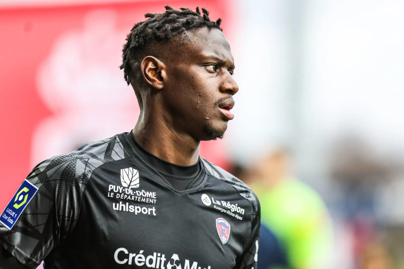 Mory DIAW of Clermont prior the Ligue 1 Uber Eats between Clermont and Monaco at Stade Gabriel Montpied on February 5, 2023 in Clermont-Ferrand, France. (Photo by Johnny Fidelin/Icon Sport)
