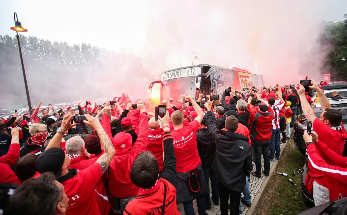 L&rsquo;Union Berlin souhaite un bon anniversaire à son chauffeur de bus