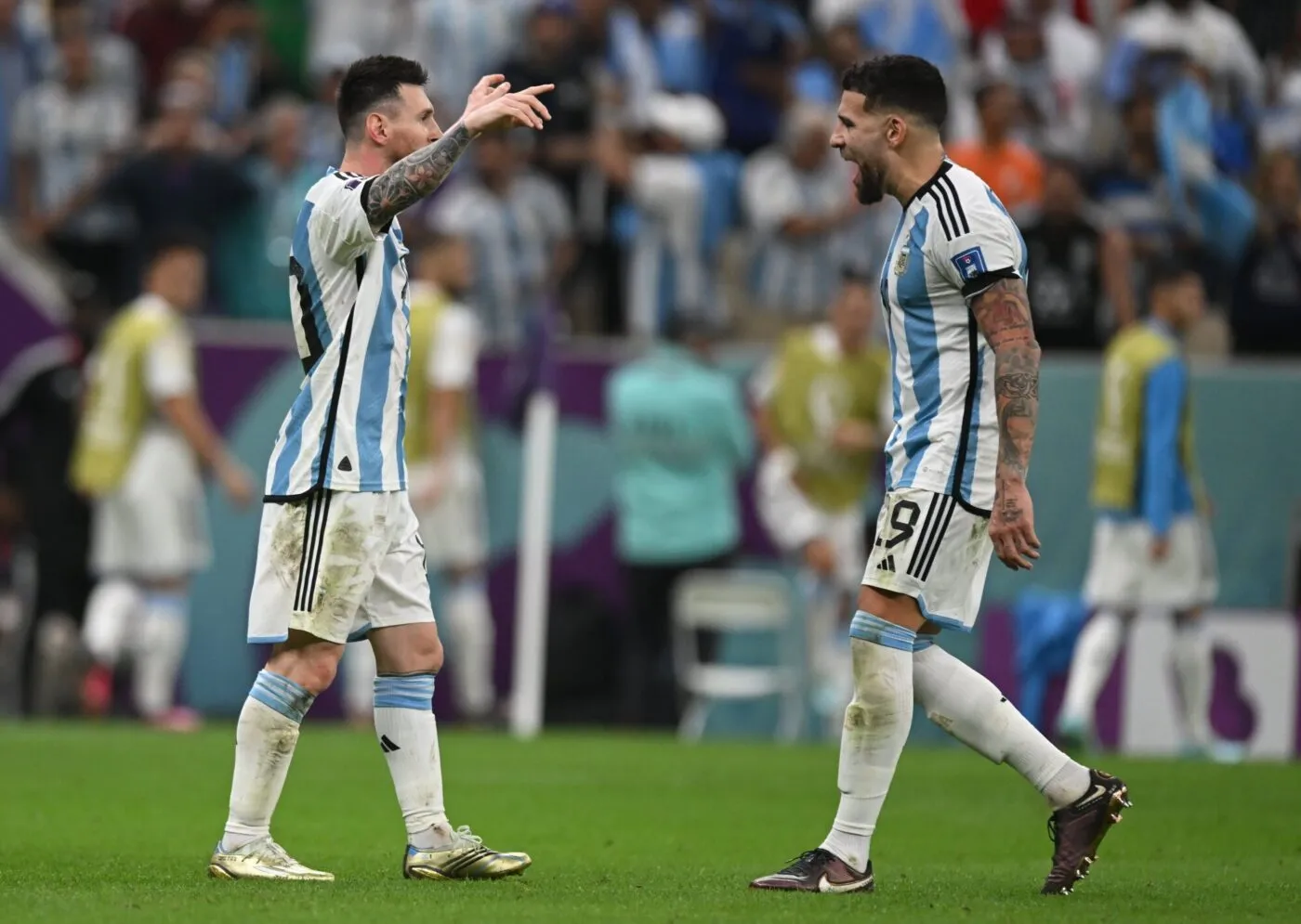 Le tatouage excessif de Nicolás Otamendi