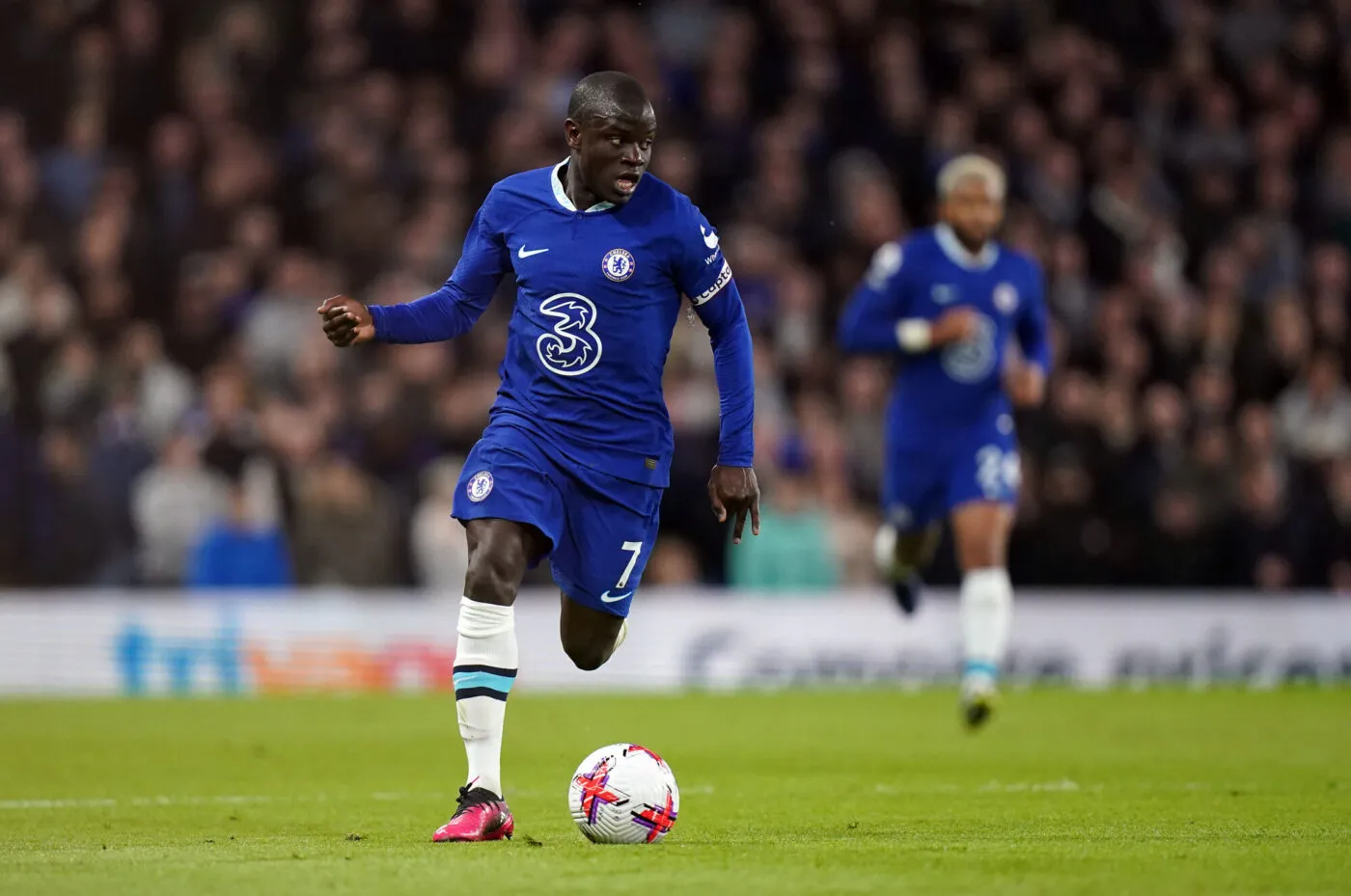 Chelsea's N'Golo Kante during the Premier League match at Stamford Bridge, London. Picture date: Tuesday April 4, 2023. - Photo by Icon sport