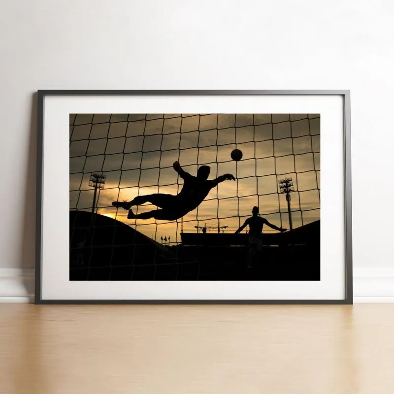 Arrêt de gardien en ombre et lumière, 2021