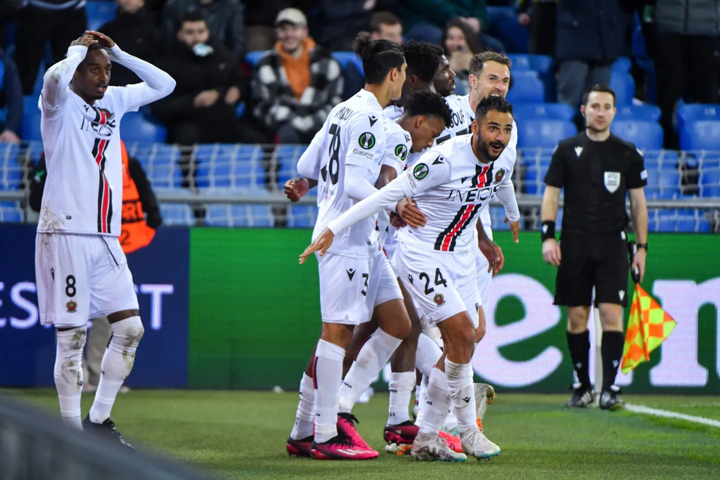 Les notes de Nice contre Bâle