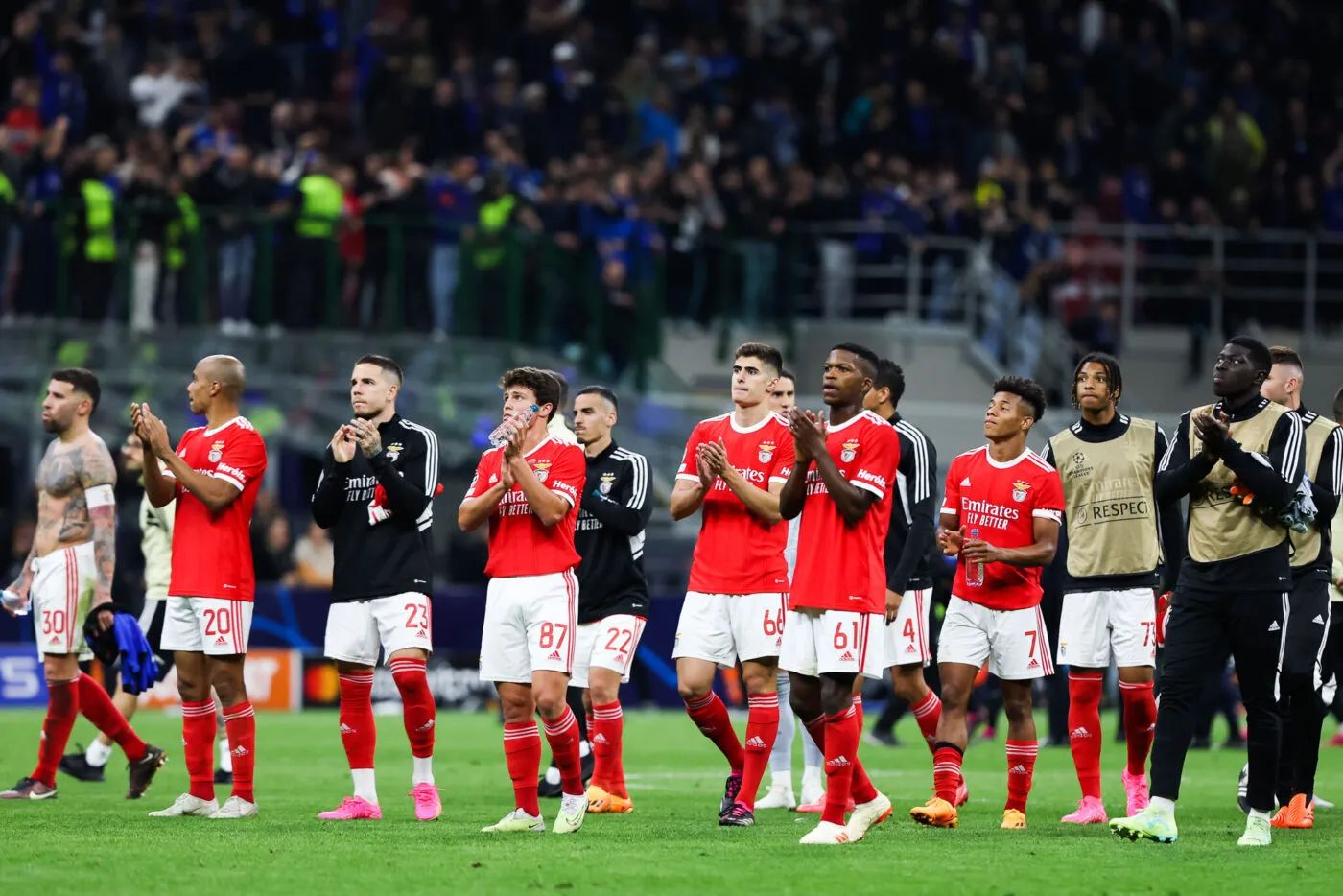 Benfica a envoyé une lettre à l'Inter pour s'excuser du comportement de certains supporters