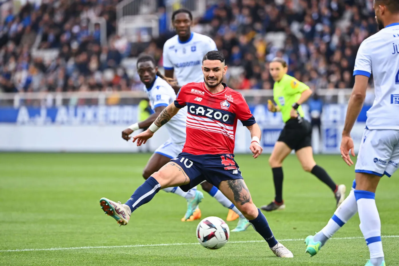 Remy Cabella ne comprend pas l&rsquo;arbitrage d&rsquo;Auxerre-Lille