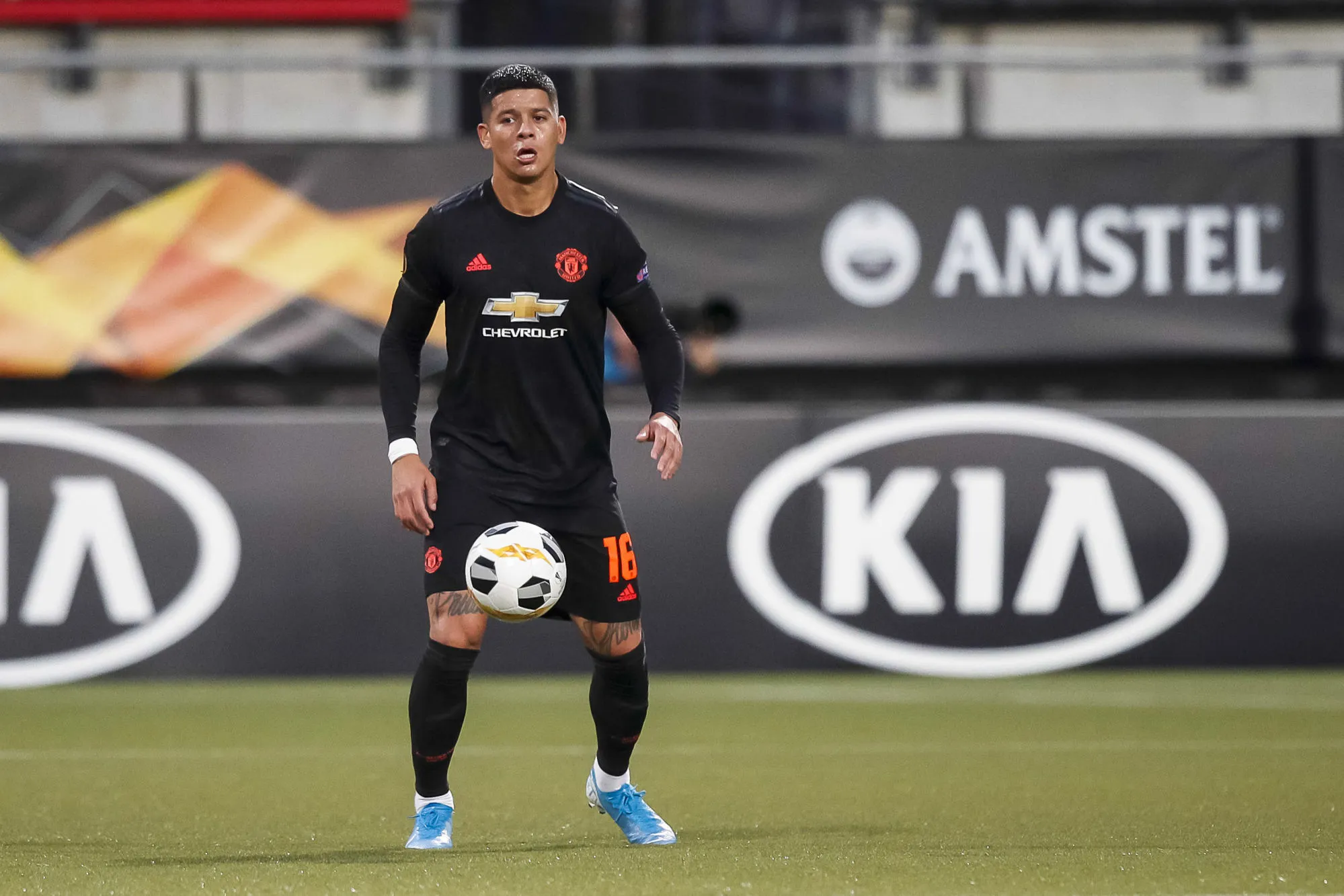 Marcos Rojo n&rsquo;oublie pas sa concurrence avec Harry Maguire à MU