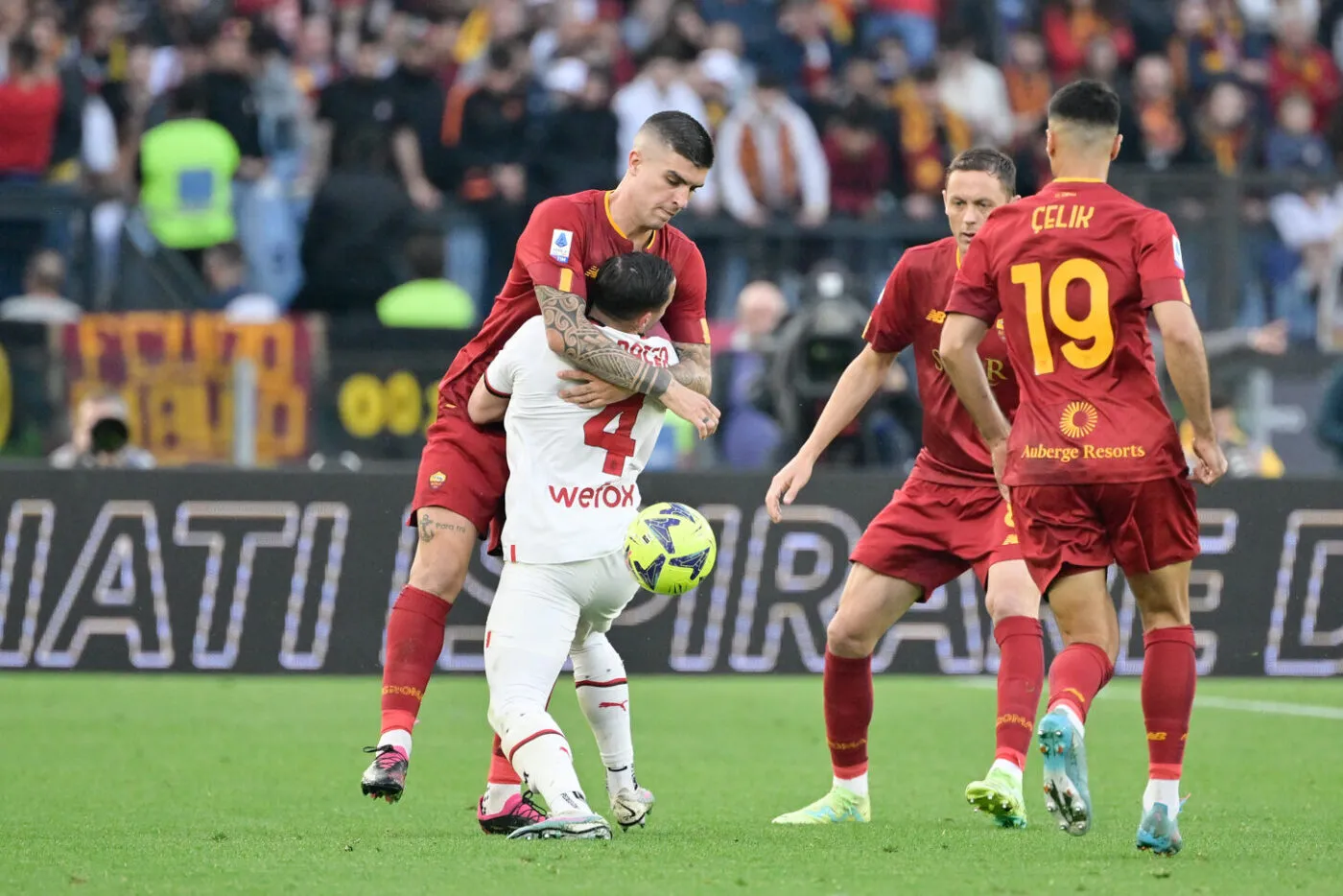 La Roma et Milan se musellent au finish