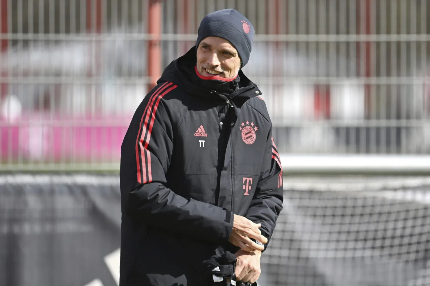coach Thomas TUCHEL (FC Bayern Munich), single image, cut single motif, half figure, half figure. Training FC Bayern Munich on the training ground on Saebener Strasse on March 28th, 2023. Football 1st Bundesliga, season 2022/2023. ? - Photo by Icon sport