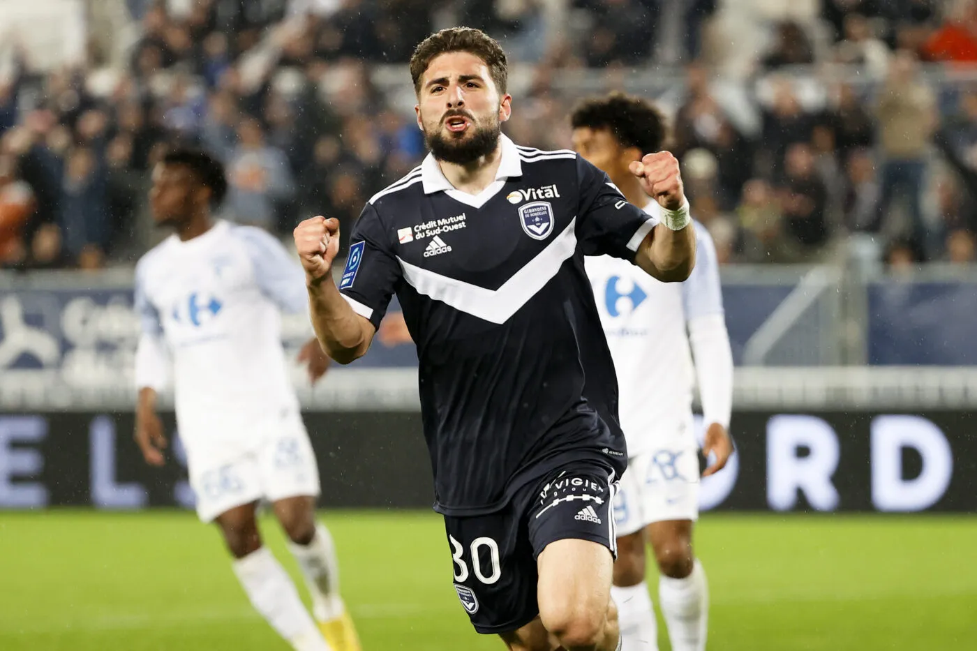 30 Zuriko DAVITASHVILI (fcgb) during the Ligue 2 BKT match between Bordeaux and Grenoble at Stade Matmut Atlantique on April 24, 2023 in Bordeaux, France. (Photo by Romain Perrocheau/FEP/Icon Sport)