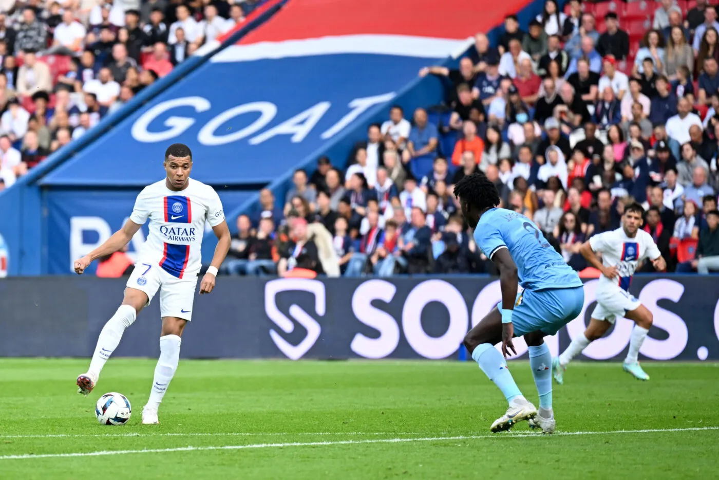 07 Kylian MBAPPE (psg) during the Ligue 1 Uber Eats match between Paris and Troyes on October 29, 2022 in Paris, France. (Photo by Anthony Bibard/FEP/Icon Sport) - Photo by Icon sport