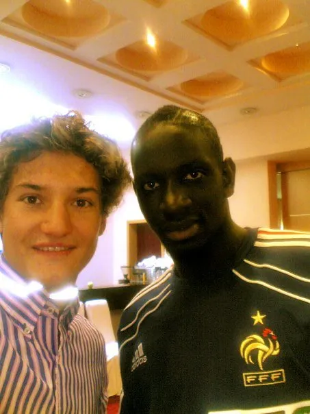 Arman avec Mamadou Sakho en 2010.