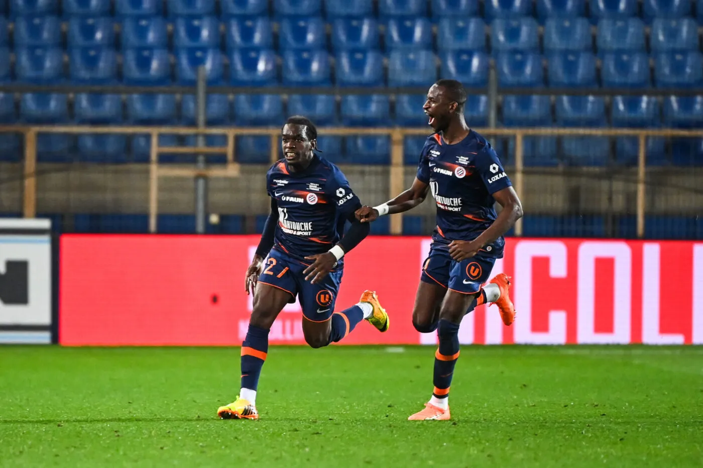 Faitout MAOUASSA of Montpellier during the Ligue 1 Uber Eats match between Montpellier and Lens at Stade de la Mosson on February 25, 2023 in Montpellier, France. (Photo by Alexandre Dimou/Alexpress/Icon Sport)