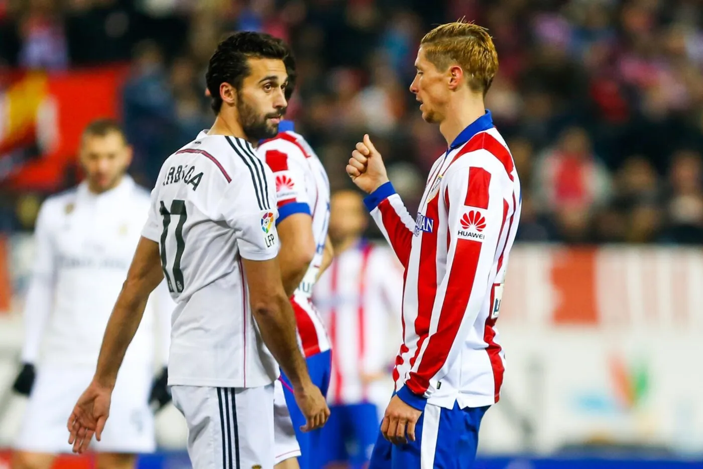 Alvaro ARBELOA / Fernando Torres -  07.01.2015 - Atletico Madrid / Real Madrid - Coupe du Roi