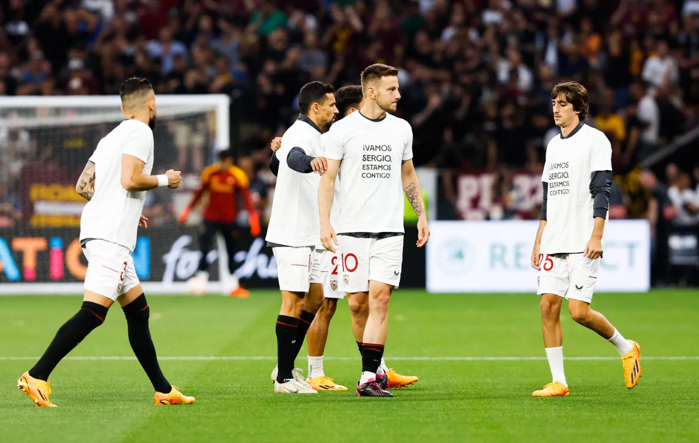 Partido de la final de la Europa League disputado entre Sevilla y Roma. En la imagen, Rakitic. Europa League final. Sevilla vs Roma. In this picture, Rakitic. - Photo by Icon sport