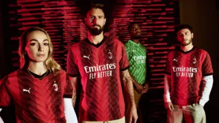 L'AC Milan dévoile son nouveau maillot