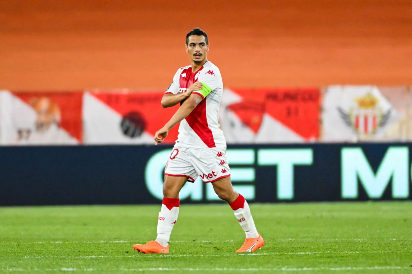 Wissam BEN YEDDER of Monaco during the Ligue 1 Uber Eats match between Monaco and Toulouse FC at Stade Louis II on June 3, 2023 in Monaco, Monaco. (Photo by Pascal Della Zuana/Icon Sport)