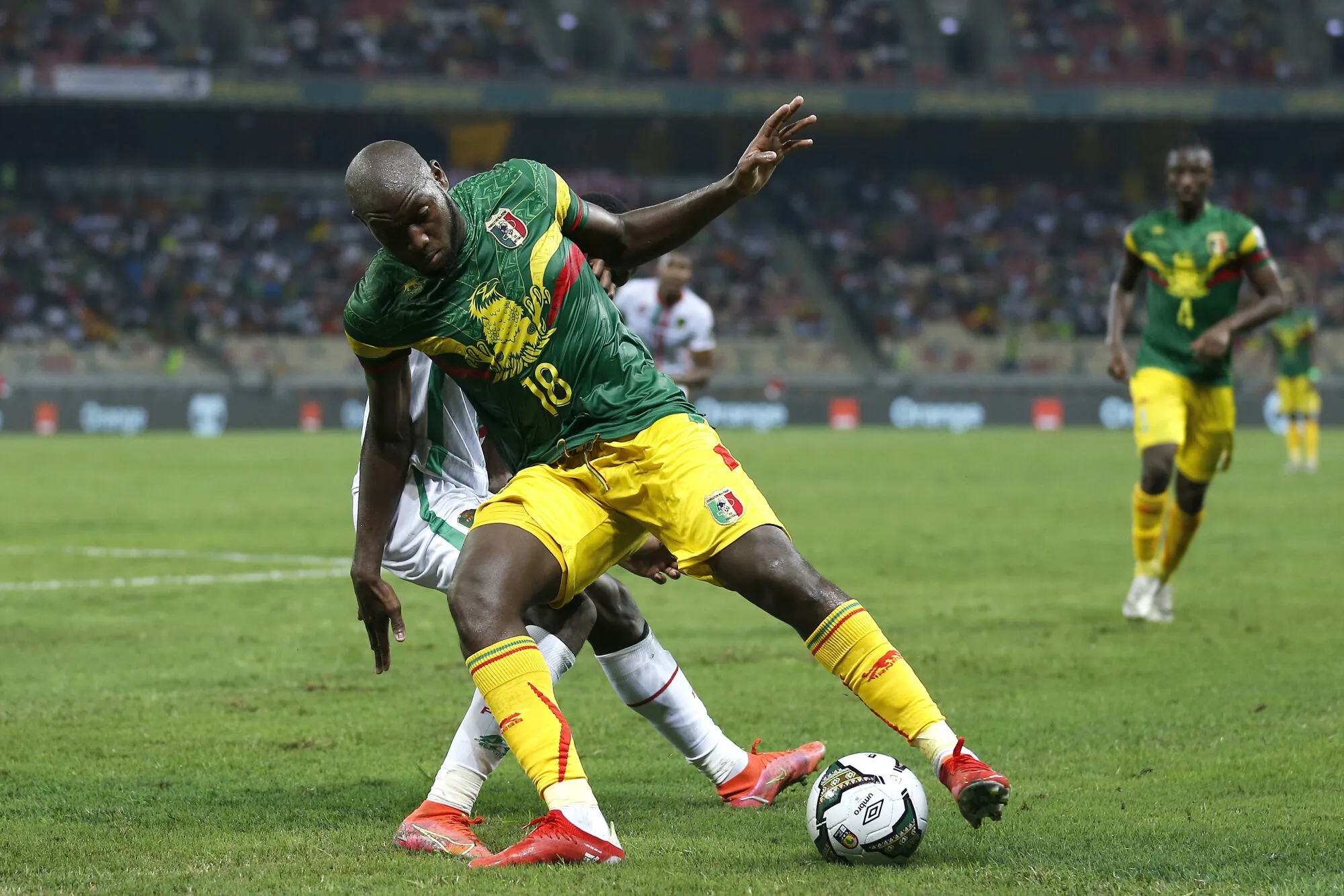 Ibrahima Kone of Mali controls possession during the 2021 Africa Cup of Nations Afcon Finals Mali v Mauritania at Japoma Stadium in Douala, Cameroon on 20 January 2022. ©Alain Guy Suffo/Sports Inc - Photo by Icon sport