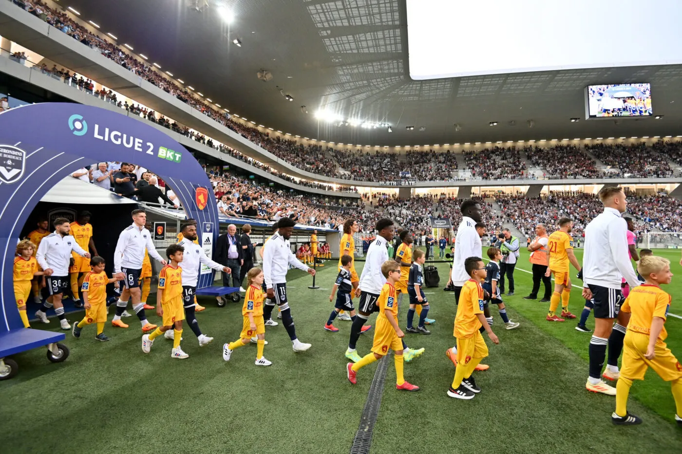 Equipe de football de Bordeaux FCGB - Equipe de football de Rodez RAF during the Ligue 2 BKT match between Bordeaux and Rodez Aveyron at Stade Matmut Atlantique on June 2, 2023 in Bordeaux, France. (Photo by Sylvain Thomas/FEP/Icon Sport)