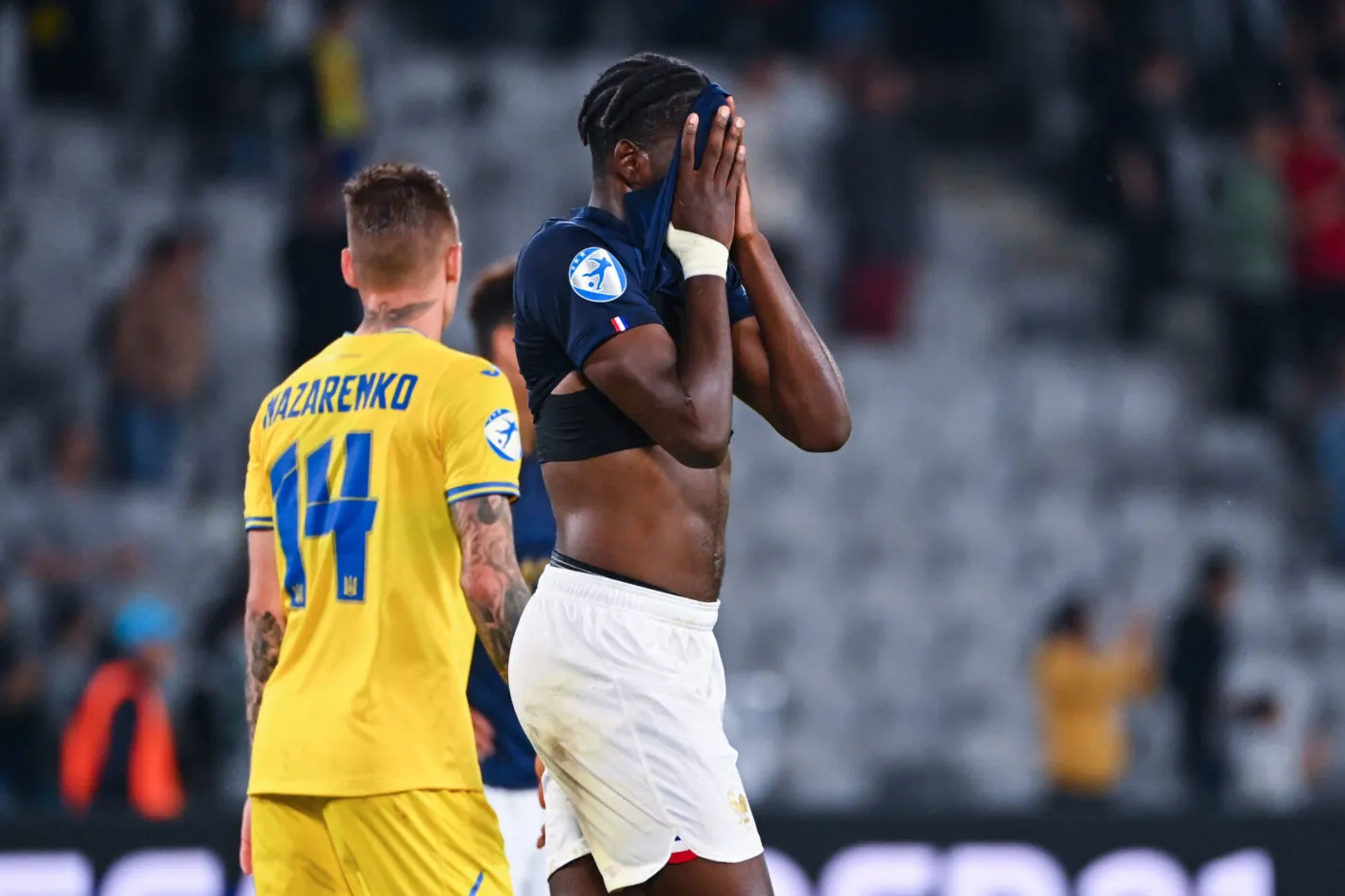 Castello LUKEBA of France after the Quarter Final U21 EURO 2023 match between France v Ukraine on July 2, 2023 in Cluj-Napoca, Romania. (Photo by Anthony Dibon/Icon Sport)