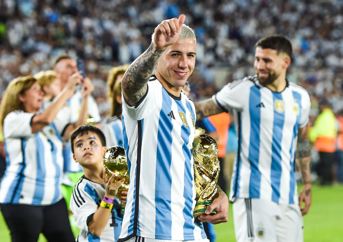 Enzo Fernández « n’a jamais tremblé » face aux Bleus lors de la finale du Mondial