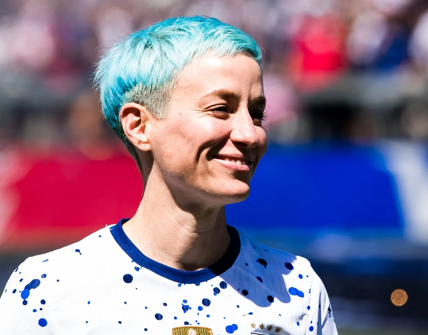 Jul 9, 2023; San Jose, California, USA; United States of America forward Megan Rapinoe (15) enters the pitch during the send-off celebrations after the game against Wales PayPal Park. Mandatory Credit: John Hefti-USA TODAY Sports/Sipa USA - Photo by Icon sport
