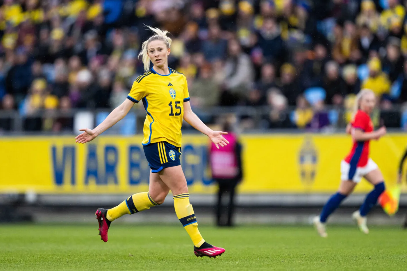 230411 Rebecka Blomqvist of Sweden during the international friendly football match between Sweden and Norway on April 11, 2023 in Göteborg. Photo: Jörgen Jarnberger / BILDBYRÅN / COP 112 / JJ0272