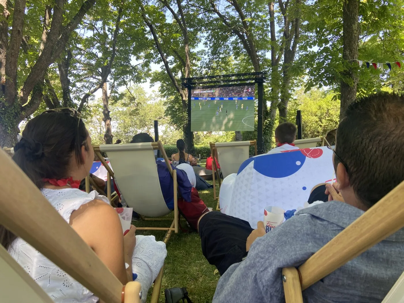 On a vu France-Brésil avec la Famille Bleue