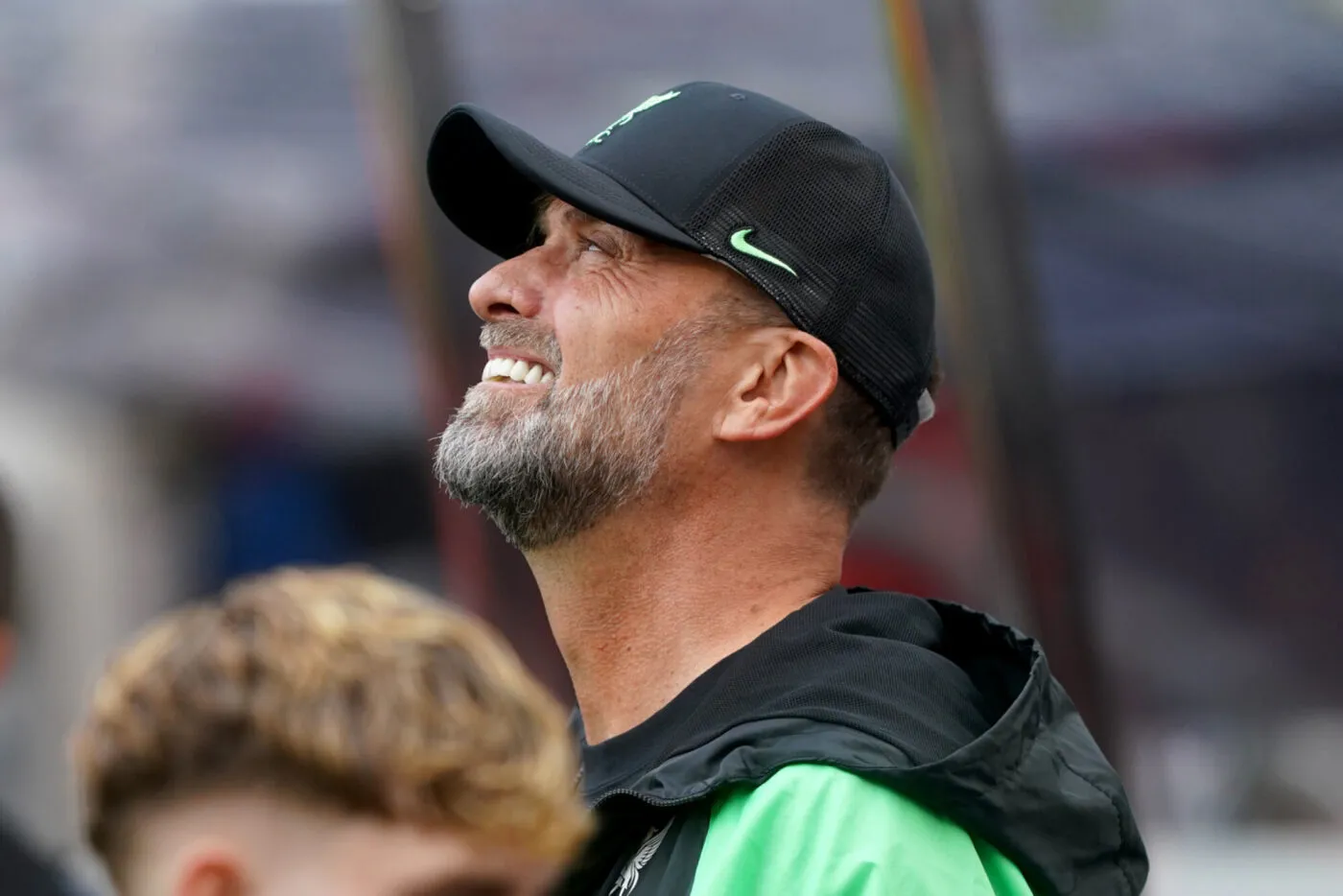 Liverpool Manager, Jurgen Klopp, reacts during the Premier League match at St. James' Park, Newcastle upon Tyne. Picture date: Sunday August 27, 2023. - Photo by Icon sport