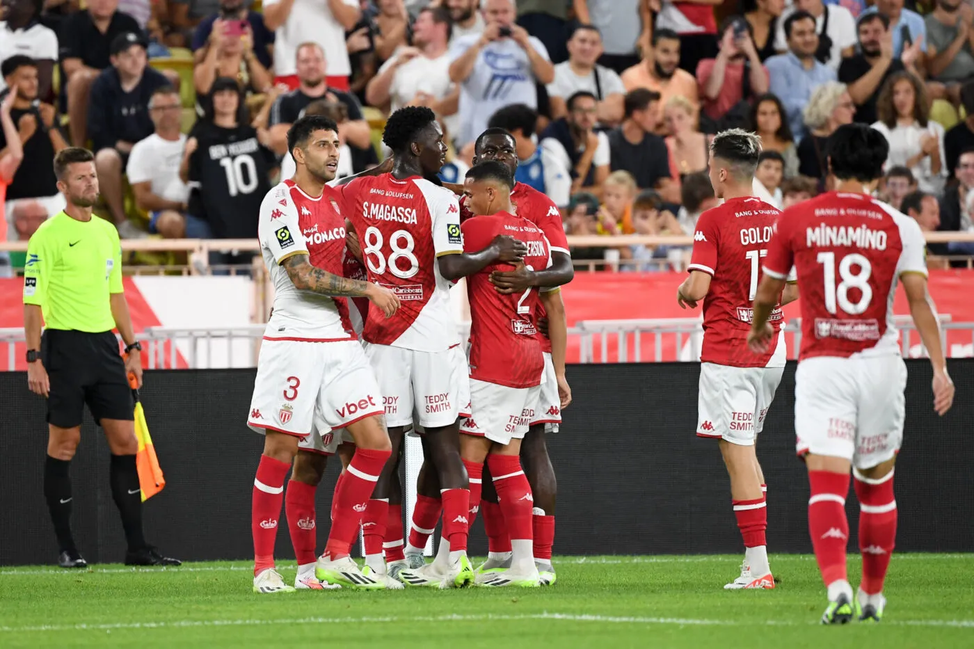 03 Guillermo MARIPAN (asm) during the Ligue 1 Uber Eats match between Association Sportive de Monaco Football Club and Racing Club de Lens at Stade Louis II on September 2, 2023 in Monaco, Monaco. (Photo by Christophe Saidi/FEP/Icon Sport)