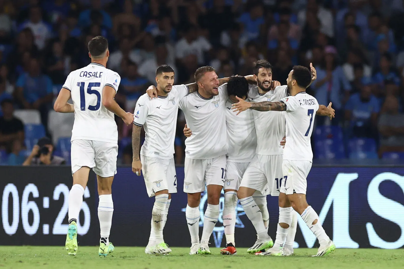 La Lazio fait vaciller le Napoli