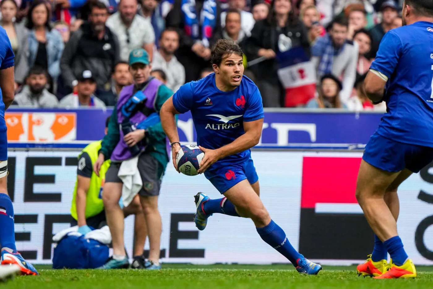 Antoine DUPONT of France during the Summer Nations Series match between France and Australia at Stade de France on August 27, 2023 in Paris, France. (Photo by Hugo Pfeiffer/Icon Sport)