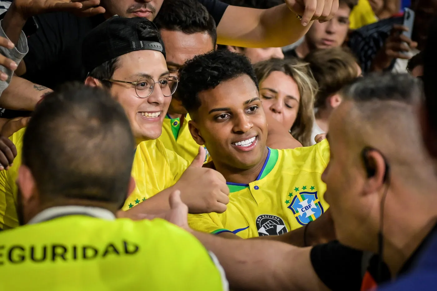 Rodrygo (Brazil) during a International Frendly match between Brazil and Guinea at Stage Front Stadium, in Barcelona, Spain on June 17, 2023. (Photo / Felipe Mondino) (Photo by Felipe Mondino/LiveMedia/LiveMedia/Sipa USA) - Photo by Icon sport