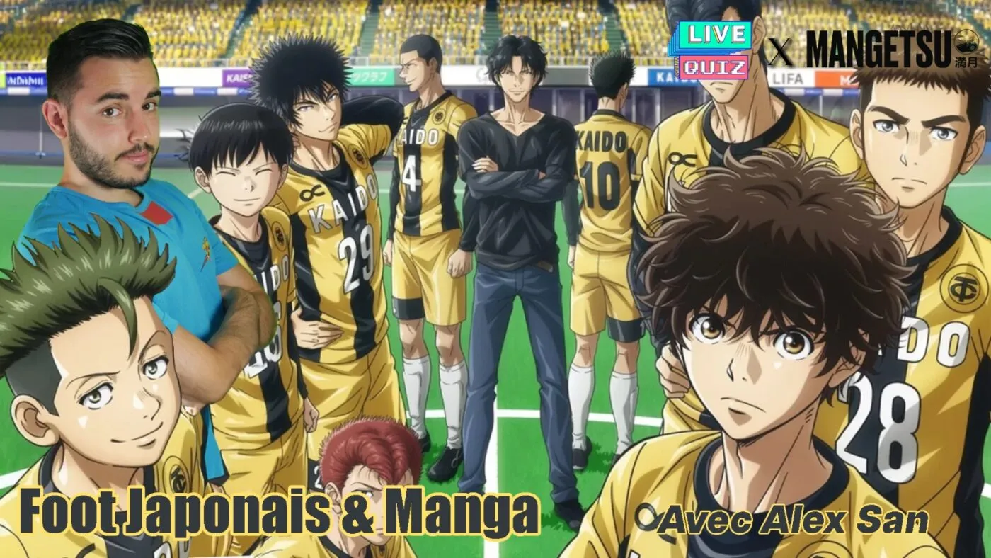 Tente de battre le meilleur score de notre quiz Twitch spécial "Foot japonais &amp; manga"