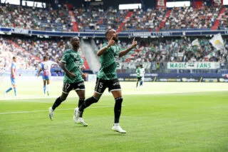 Saint-Étienne fait tomber le leader caennais à D'Ornano
