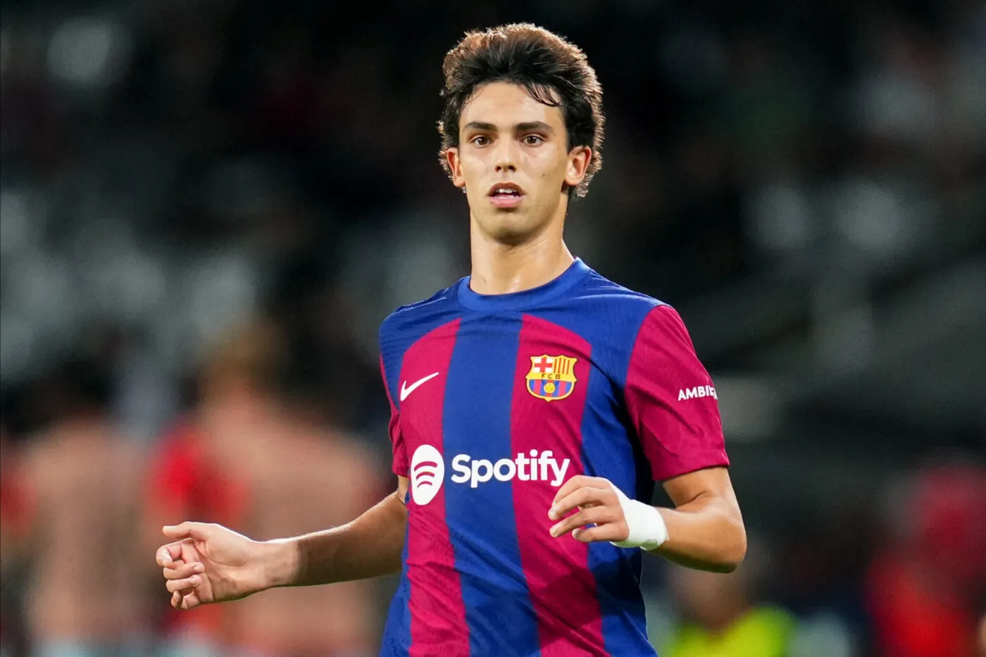 Joao Felix of FC Barcelona during the UEFA Champions League match, Group H, between FC Barcelona and Royal Antwerp FC played at Lluis Companys Stadium on September 19, 2023 in Barcelona, Spain. (Photo by Bagu Blanco / Pressinphoto / Icon Sport) - Photo by Icon sport