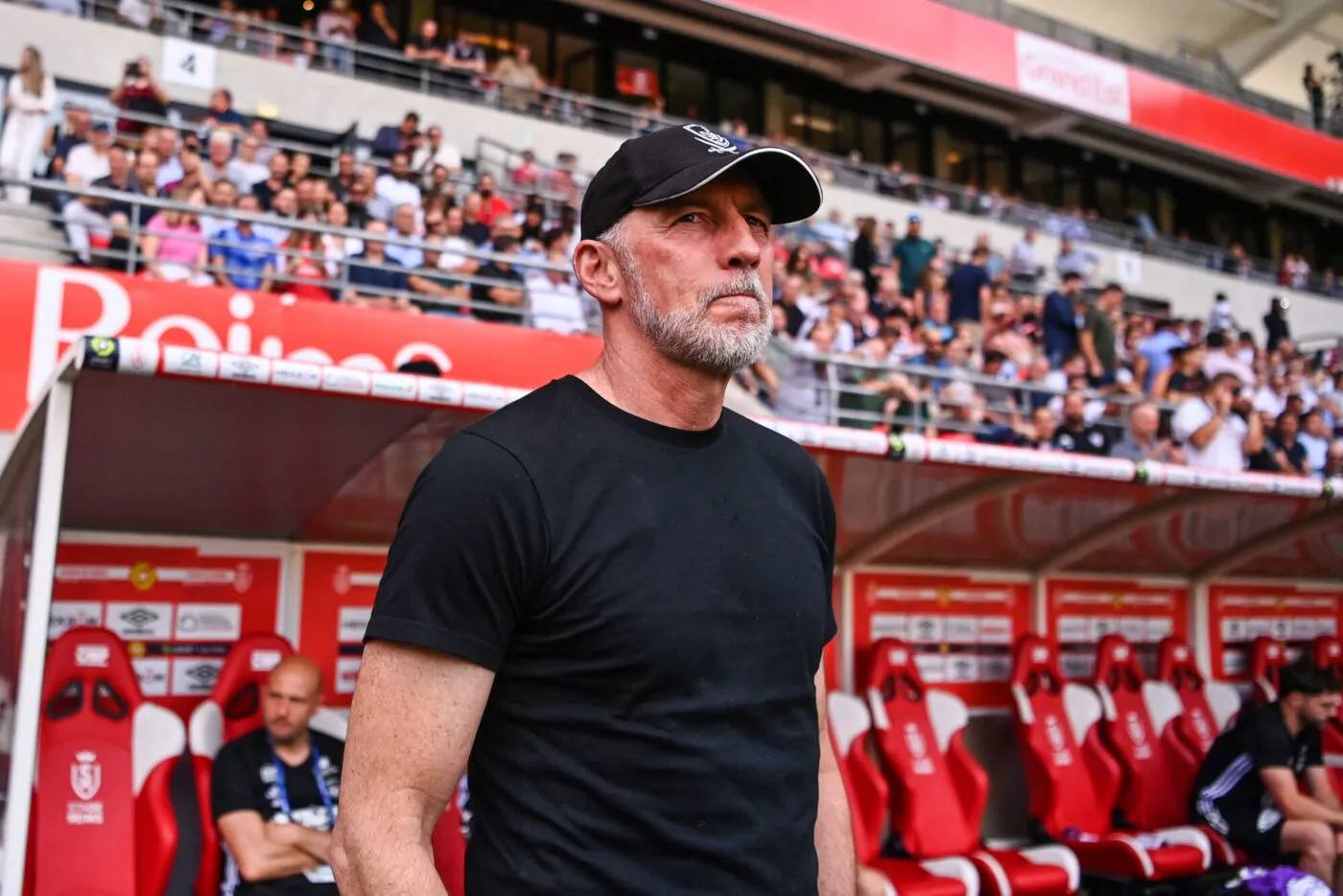 Eric ROY head coach of Brest during the Ligue 1 Uber Eats match between Stade de Reims and Stade Brestois 29 at Stade Auguste Delaune on September 17, 2023 in Reims, France. (Photo by Anthony Dibon/Icon Sport)