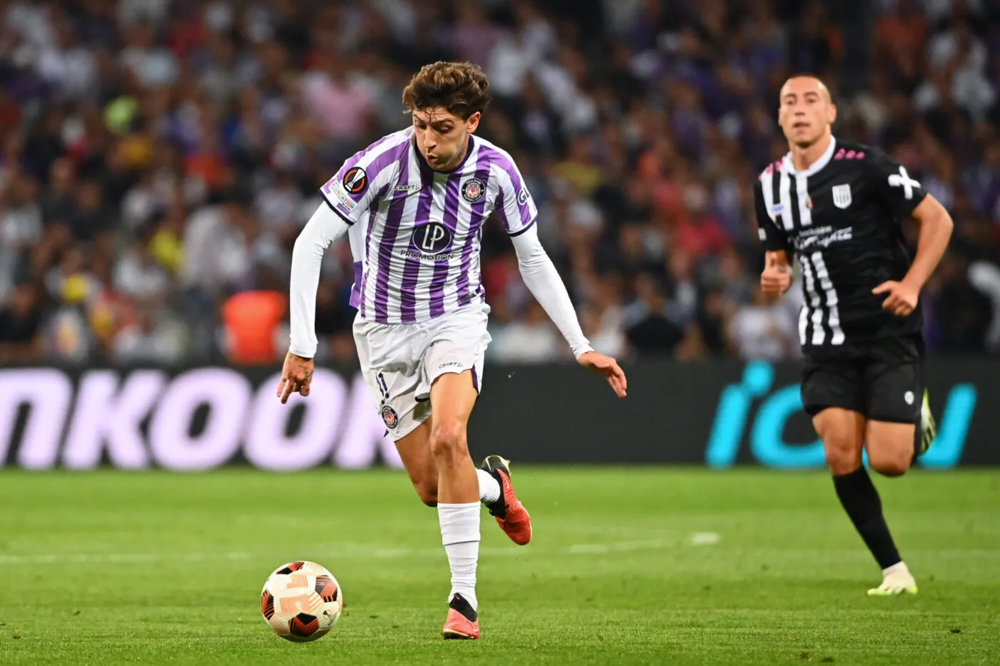 CESAR of Toulouse during the UEFA Europa League match between Toulouse Football Club and Linzer-Athletik-Sport-Klub at Stadium de Toulouse on October 5, 2023 in Toulouse, France. (Photo by Anthony Dibon/Icon Sport)