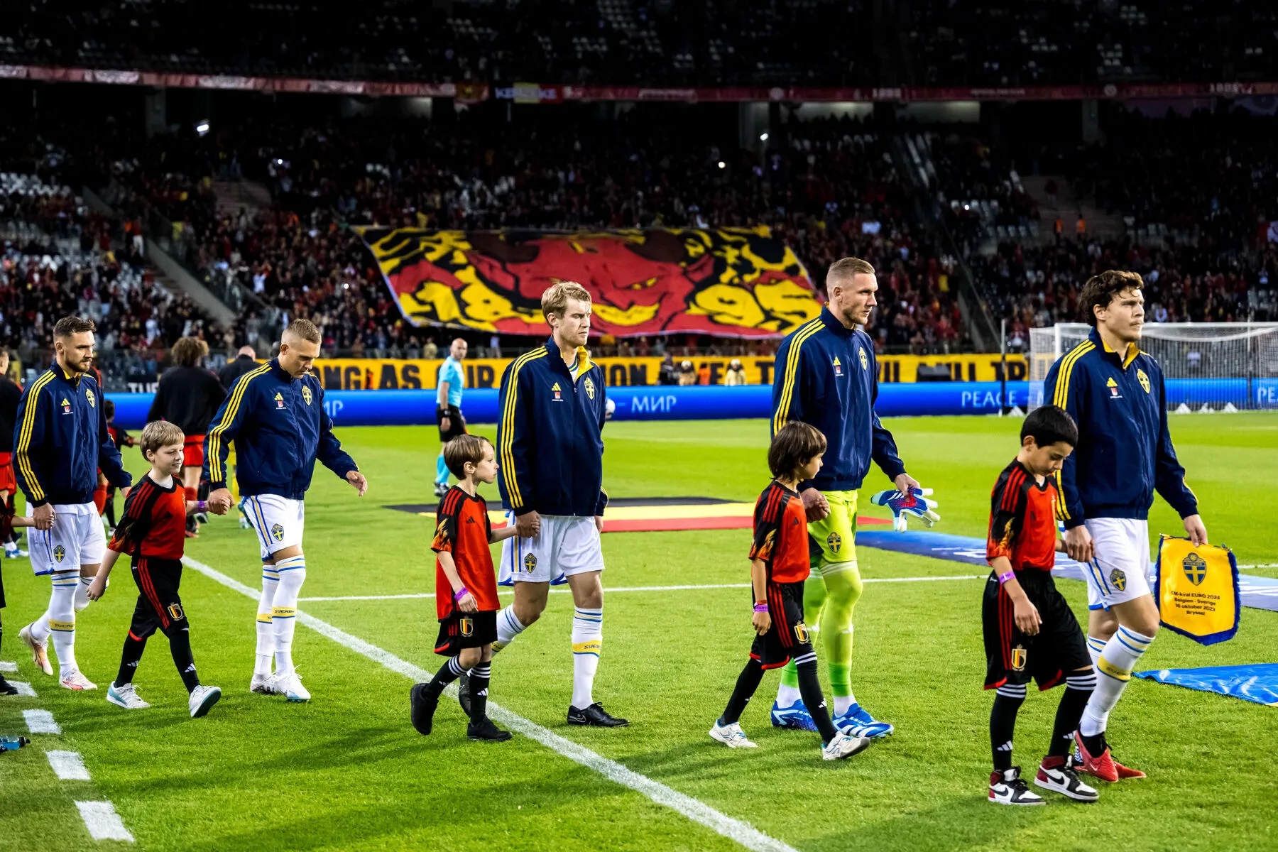 Le match Belgique-Suède définitivement arrêté