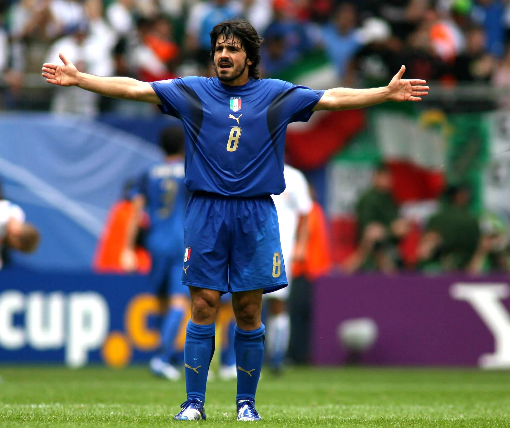 Gennaro GATTUSO - 22.06.2006 - Italie / Republique Tcheque - Coupe du Monde 2006 - Hambourg - allemagne
