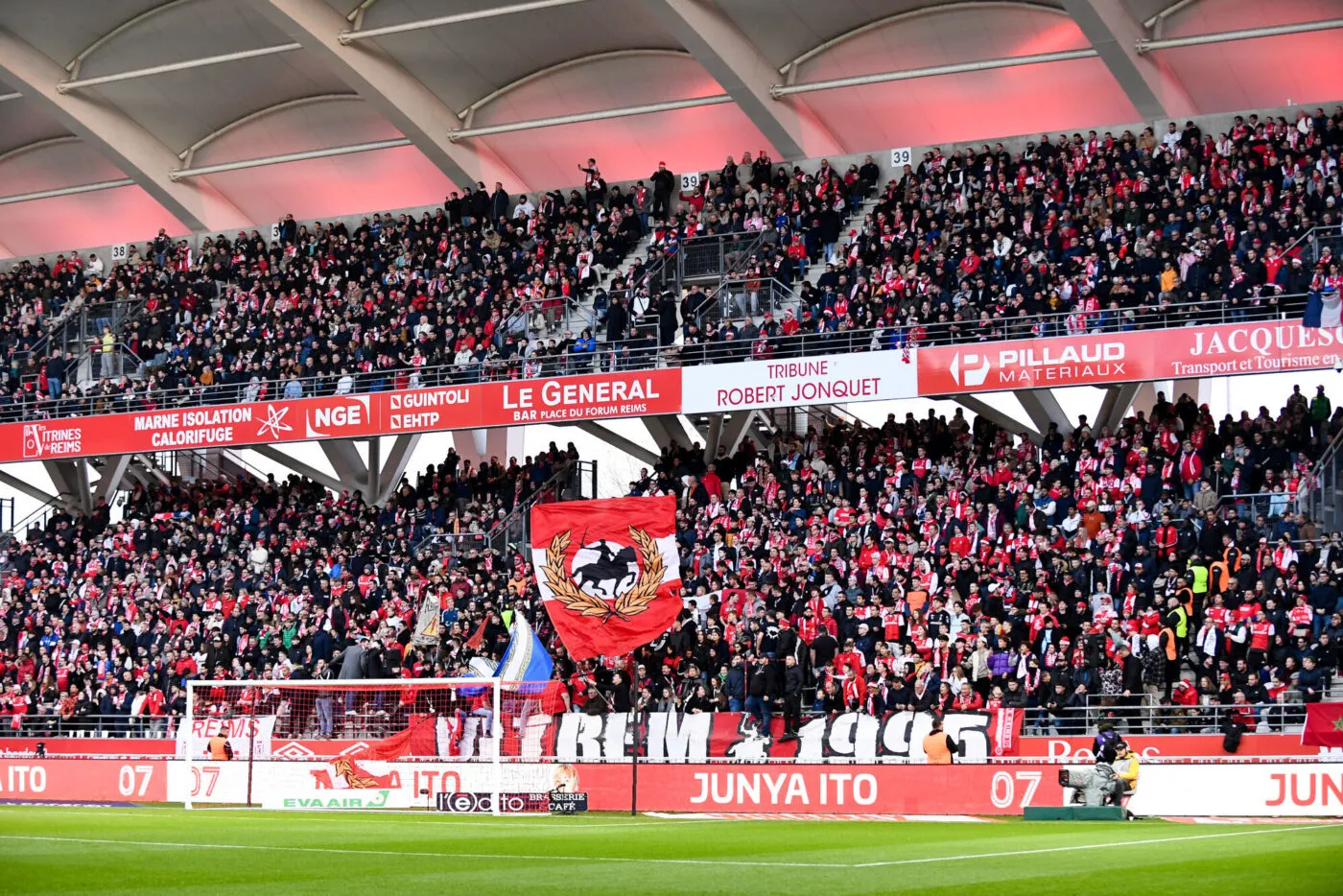 Illustration during the Ligue 1 Uber Eats match between Reims and PSG at Stade Auguste Delaune on November 11, 2023 in Reims, France. (Photo by Philippe Lecoeur/FEP/Icon Sport)